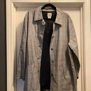 Car coat style rain jacket